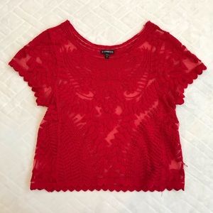 Express lacy top